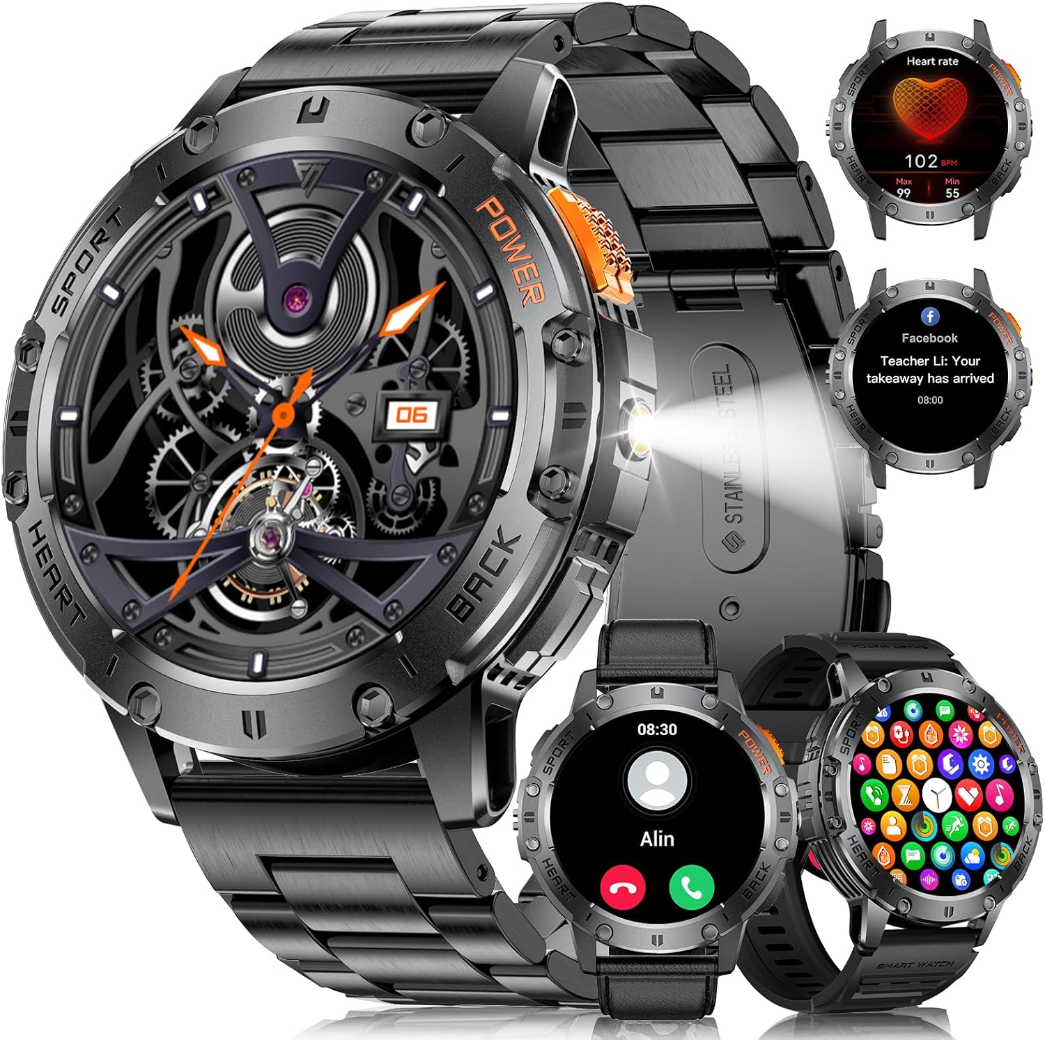 Top Military Smartwatch with Long Battery